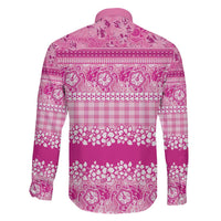 Hawaiian Hibiscus Honu Family Matching Puletasi and Hawaiian Shirt Pink Mele Kalikimaka Palaka Spirit LT9 - Polynesian Pride