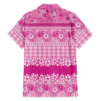 Hawaiian Hibiscus Honu Hawaiian Shirt Pink Mele Kalikimaka Palaka Spirit LT9 - Polynesian Pride
