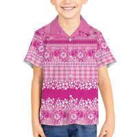 Hawaiian Hibiscus Honu Hawaiian Shirt Pink Mele Kalikimaka Palaka Spirit LT9 - Polynesian Pride