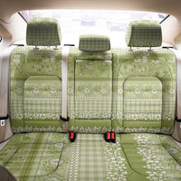 Hawaiian Hibiscus Honu Back Car Seat Cover Sage Green Mele Kalikimaka Palaka Spirit LT9 - Polynesian Pride