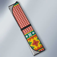 Hawaiian Pineapples Skull Auto Sun Shade Mele Kalikimaka Palaka Quilt Pattern LT9 - Polynesian Pride