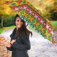 Hawaiian Pineapples Skull Umbrella Mele Kalikimaka Palaka Quilt Pattern - Polynesian Pride