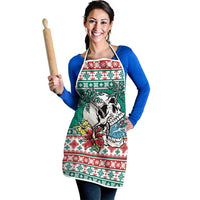 Hawaiian Skull Surfs Apron Mele Kalikimaka Palaka Quilt Pattern - Polynesian Pride