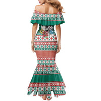 Hawaiian Skull Surfs Mermaid Dress Mele Kalikimaka Palaka Quilt Pattern LT9 - Polynesian Pride