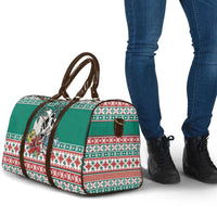 Hawaiian Skull Surfs Travel Bag Mele Kalikimaka Palaka Quilt Pattern - Polynesian Pride