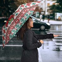 Hawaiian Skull Surfs Umbrella Mele Kalikimaka Palaka Quilt Pattern LT9 - Polynesian Pride