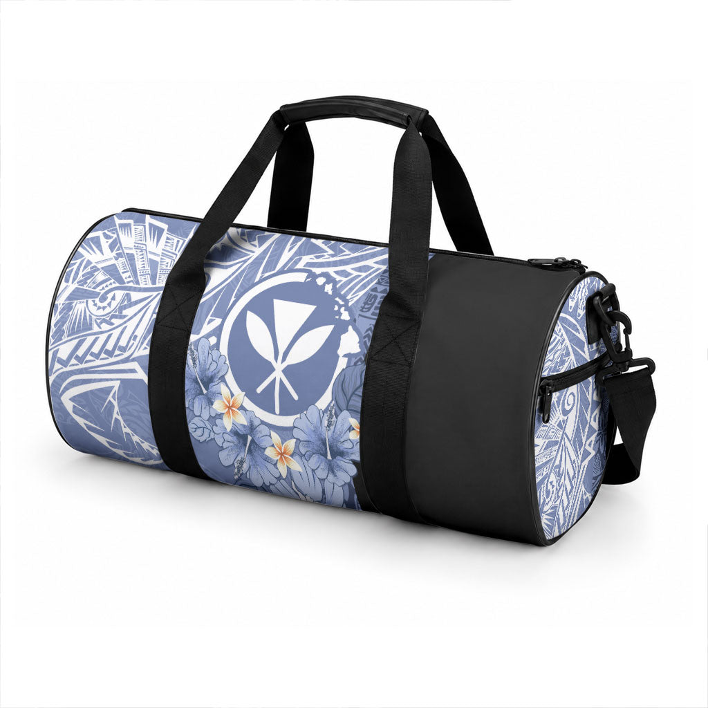 Aloha Vintage Hawaii Tribal Duffle Bag Blue Style LT9 - Polynesian Pride
