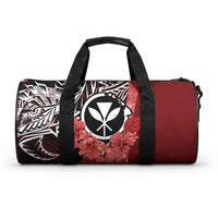 Aloha Vintage Hawaii Tribal Duffle Bag Red Style LT9 One size Red - Polynesian Pride