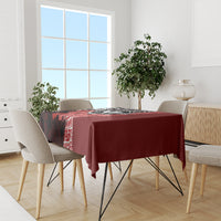 Aloha Vintage Hawaii Tribal Tablecloth Red Style LT9 - Polynesian Pride