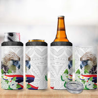 Philippines Eagle and Sampaguita Flowers 4 in 1 Can Cooler Tumbler Polynesian Pattern LT9 - Polynesian Pride