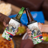 Philippines Eagle and Sampaguita Flowers 4 in 1 Can Cooler Tumbler Polynesian Pattern LT9 - Polynesian Pride