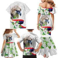 Philippines Eagle and Sampaguita Flowers Family Matching Mermaid Dress and Hawaiian Shirt Polynesian Pattern LT9 - Polynesian Pride