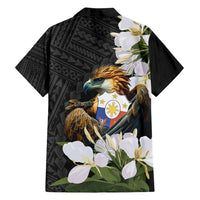 Philippines Eagle with Coat Of Arm Family Matching Summer Maxi Dress and Hawaiian Shirt Simple Sampaguita Jasmine LT9 - Polynesian Pride