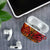 New Zealand Rangatira Custom AirPods Case Red and Gold Niho Taniwha Maori Tribal - Polynesian Pride