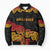 New Zealand Rugby Pacific Custom Bomber Puffer Jacket Rangatira Maori Kowhaiwhai Pattern - Polynesian Pride
