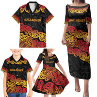 New Zealand Rugby Pacific Custom Family Matching Puletasi and Hawaiian Shirt Rangatira Maori Kowhaiwhai Pattern LT9 - Polynesian Pride