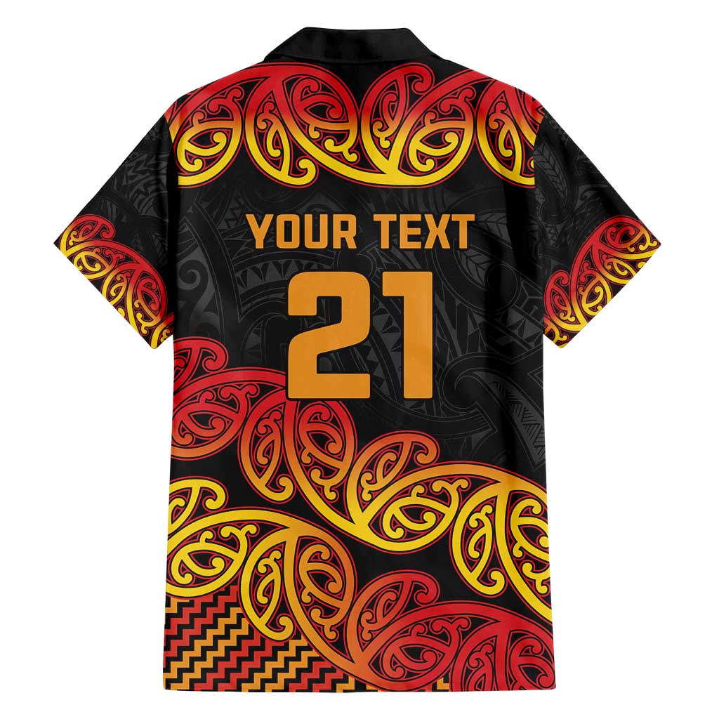 New Zealand Rugby Pacific Custom Family Matching Summer Maxi Dress and Hawaiian Shirt Rangatira Maori Kowhaiwhai Pattern LT9 - Polynesian Pride