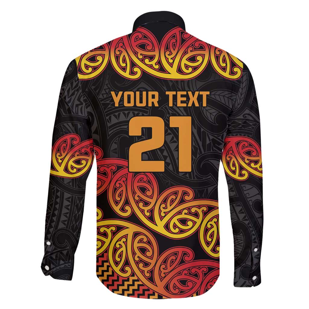 New Zealand Rugby Pacific Custom Family Matching Tank Maxi Dress and Hawaiian Shirt Rangatira Maori Kowhaiwhai Pattern LT9 - Polynesian Pride