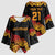 New Zealand Rugby Pacific Custom Kimono Sleeve Blouse Rangatira Maori Kowhaiwhai Pattern - Polynesian Pride