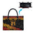 New Zealand Rugby Pacific Custom Leather Bag Rangatira Maori Kowhaiwhai Pattern - Polynesian Pride