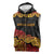 New Zealand Rugby Pacific Custom Sleeveless Zip Hoodie Rangatira Maori Kowhaiwhai Pattern - Polynesian Pride