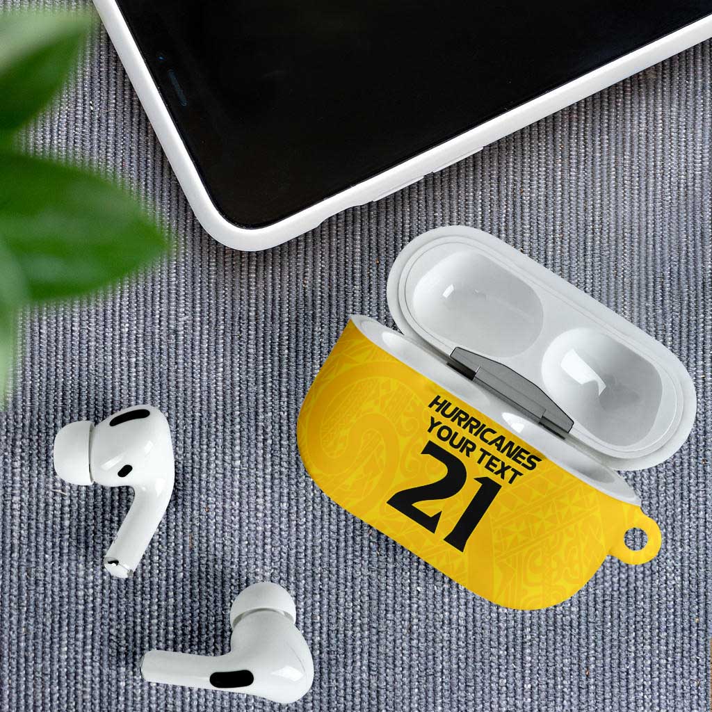 New Zealand Rugby Pacific Custom AirPods Case Hau Awhiowhio Maori Tribal Tattoo LT9 - Polynesian Pride