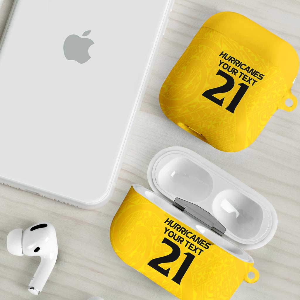 New Zealand Rugby Pacific Custom AirPods Case Hau Awhiowhio Maori Tribal Tattoo LT9 - Polynesian Pride