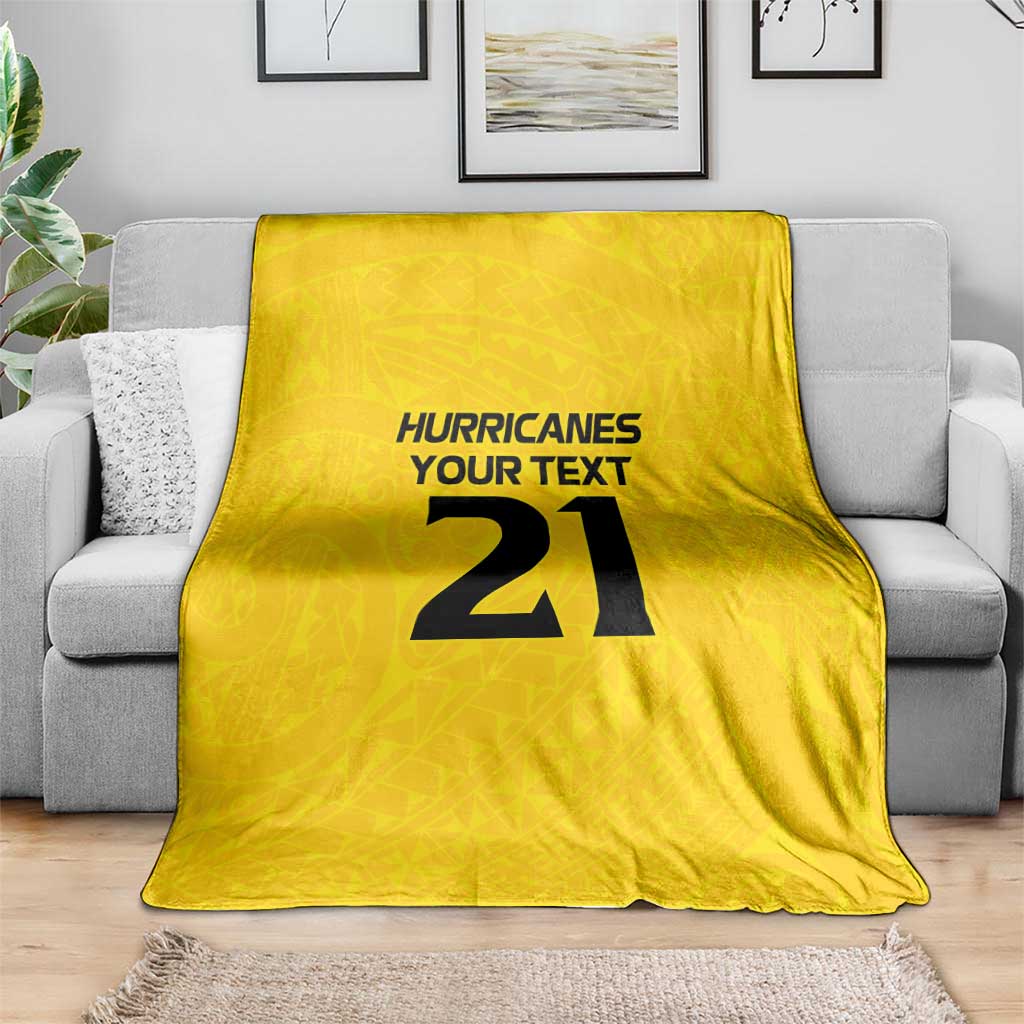 New Zealand Rugby Pacific Custom Blanket Hau Awhiowhio Maori Tribal Tattoo LT9 - Polynesian Pride
