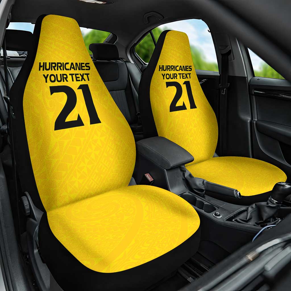 New Zealand Rugby Pacific Custom Car Seat Cover Hau Awhiowhio Maori Tribal Tattoo LT9 One Size Gold - Polynesian Pride