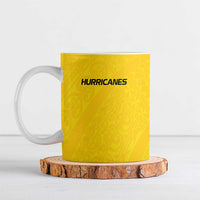 New Zealand Rugby Pacific Custom Ceramic Mug Hau Awhiowhio Maori Tribal Tattoo LT9 Gold - Polynesian Pride