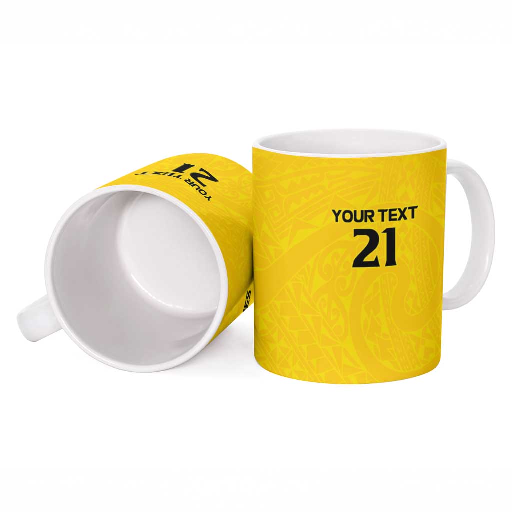 New Zealand Rugby Pacific Custom Ceramic Mug Hau Awhiowhio Maori Tribal Tattoo LT9 - Polynesian Pride