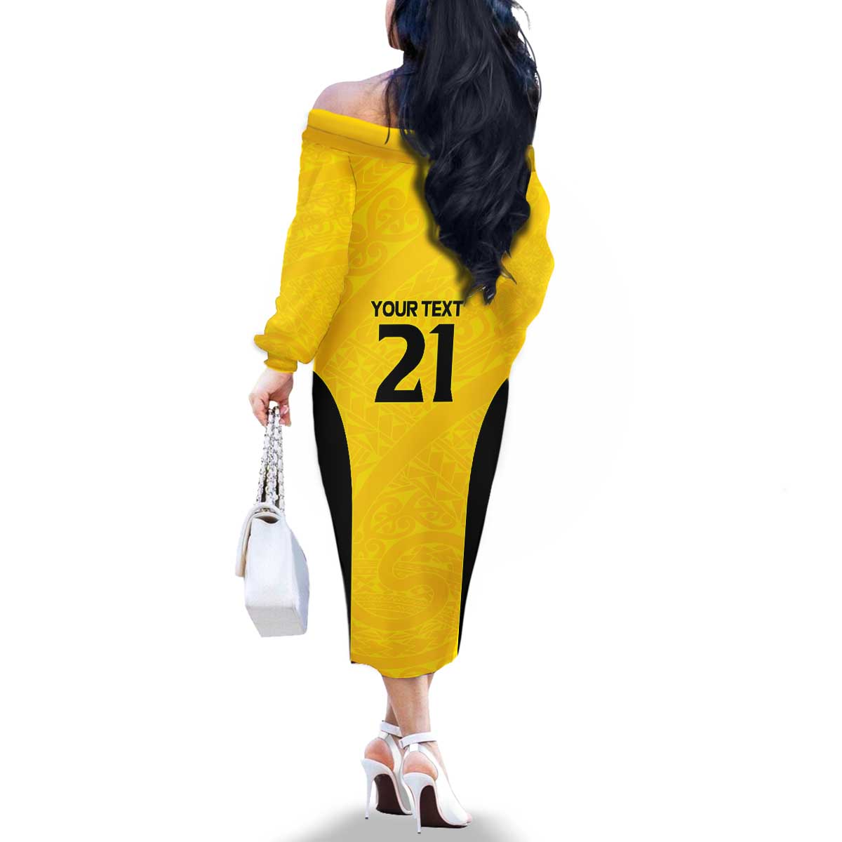 New Zealand Rugby Pacific Custom Family Matching Off The Shoulder Long Sleeve Dress and Hawaiian Shirt Hau Awhiowhio Maori Tribal Tattoo LT9 - Polynesian Pride