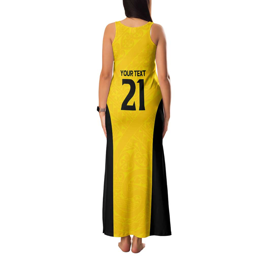 New Zealand Rugby Pacific Custom Family Matching Tank Maxi Dress and Hawaiian Shirt Hau Awhiowhio Maori Tribal Tattoo LT9 - Polynesian Pride