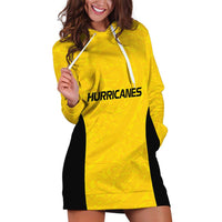 New Zealand Rugby Pacific Custom Hoodie Dress Hau Awhiowhio Maori Tribal Tattoo LT9 Gold - Polynesian Pride