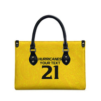 New Zealand Rugby Pacific Custom Leather Bag Hau Awhiowhio Maori Tribal Tattoo LT9 - Polynesian Pride