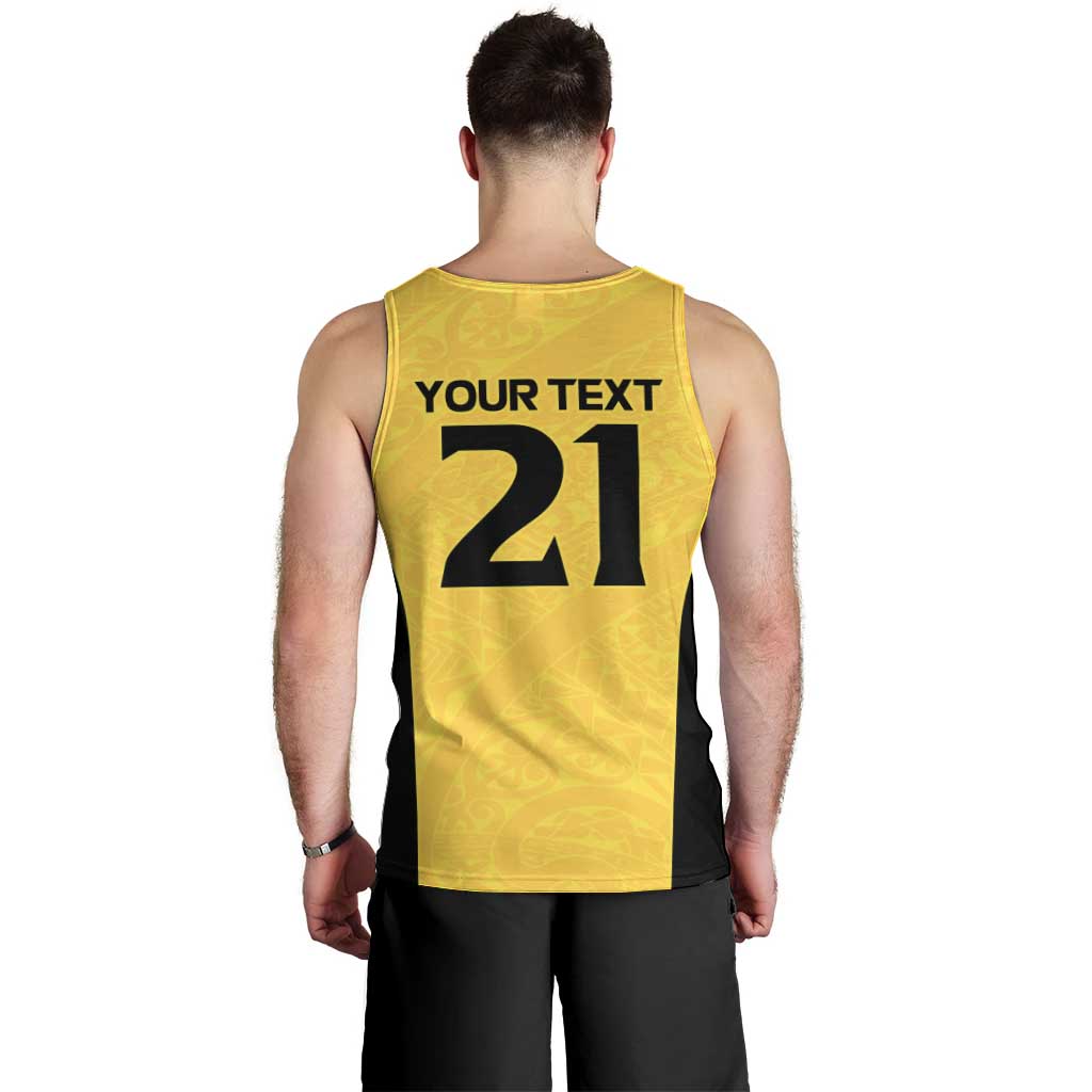 New Zealand Rugby Pacific Custom Men Tank Top Hau Awhiowhio Maori Tribal Tattoo LT9 - Polynesian Pride