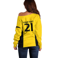 New Zealand Rugby Pacific Custom Off Shoulder Sweater Hau Awhiowhio Maori Tribal Tattoo LT9 - Polynesian Pride