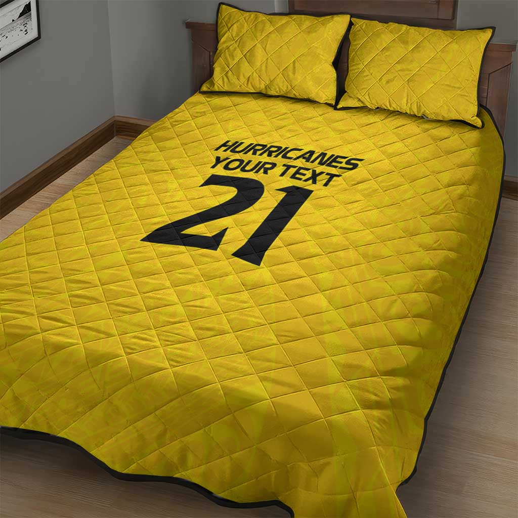 New Zealand Rugby Pacific Custom Quilt Bed Set Hau Awhiowhio Maori Tribal Tattoo LT9 - Polynesian Pride