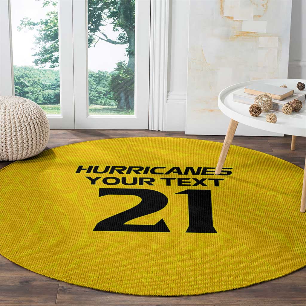 New Zealand Rugby Pacific Custom Round Carpet Hau Awhiowhio Maori Tribal Tattoo LT9 - Polynesian Pride