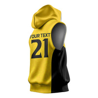 New Zealand Rugby Pacific Custom Sleeveless Hoodie Hau Awhiowhio Maori Tribal Tattoo LT9 - Polynesian Pride