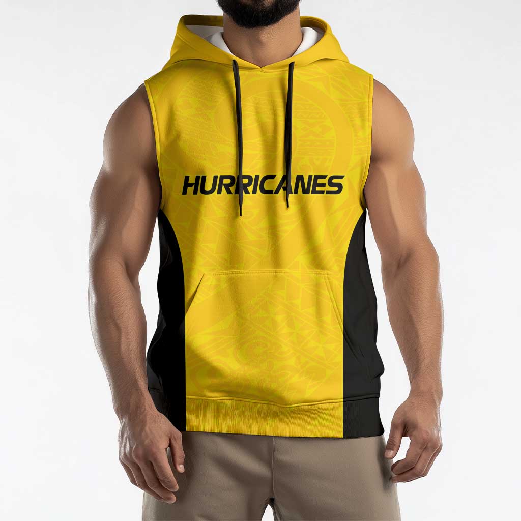 New Zealand Rugby Pacific Custom Sleeveless Hoodie Hau Awhiowhio Maori Tribal Tattoo LT9 - Polynesian Pride