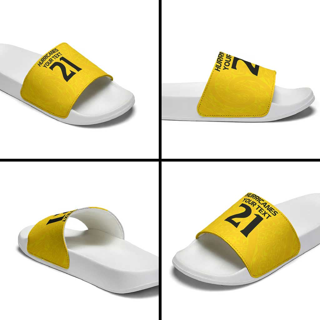 New Zealand Rugby Pacific Custom Slide Sandals Hau Awhiowhio Maori Tribal Tattoo LT9 - Polynesian Pride