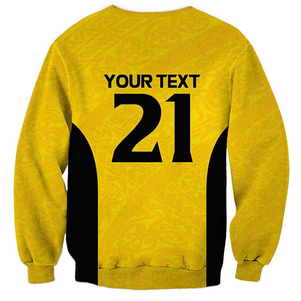 New Zealand Rugby Pacific Custom Sweatshirt Hau Awhiowhio Maori Tribal Tattoo LT9 - Polynesian Pride