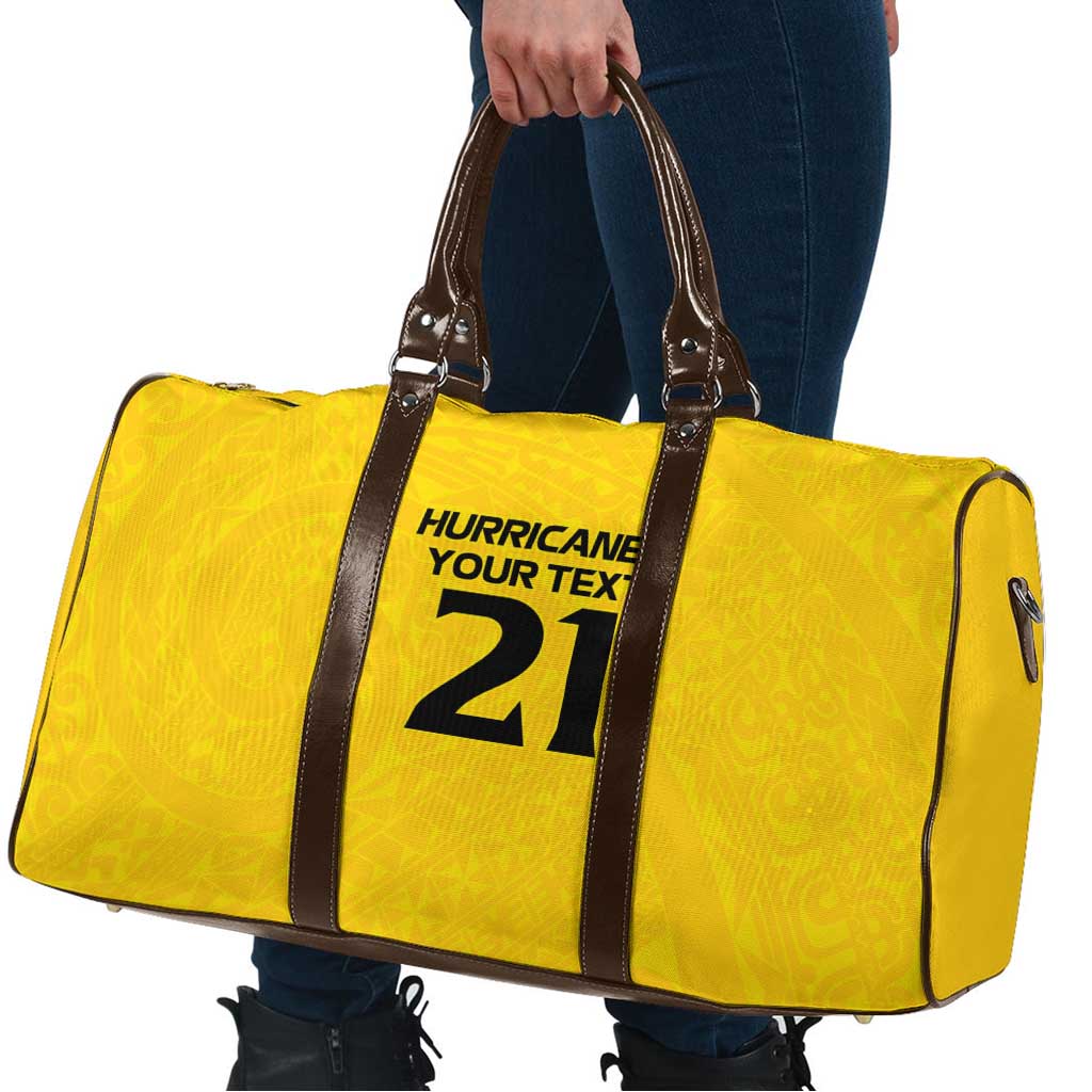 New Zealand Rugby Pacific Custom Travel Bag Hau Awhiowhio Maori Tribal Tattoo LT9 - Polynesian Pride