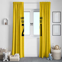 New Zealand Rugby Pacific Custom Window Curtain Hau Awhiowhio Maori Tribal Tattoo LT9 - Polynesian Pride