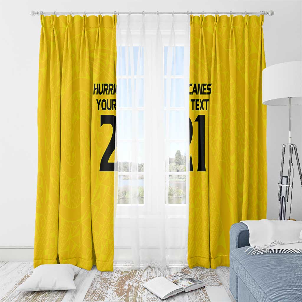 New Zealand Rugby Pacific Custom Window Curtain Hau Awhiowhio Maori Tribal Tattoo LT9 - Polynesian Pride