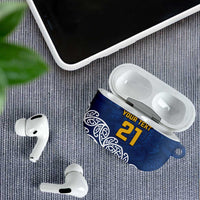 New Zealand Rugby Pacific Custom AirPods Case Kahupeka Maori Kowhaiwhai Pattern LT9 - Polynesian Pride