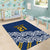 New Zealand Rugby Pacific Custom Area Rug Kahupeka Maori Kowhaiwhai Pattern