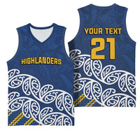 New Zealand Rugby Pacific Custom Basketball Jersey Kahupeka Maori Kowhaiwhai Pattern - Polynesian Pride