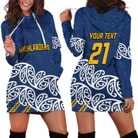 New Zealand Rugby Pacific Custom Hoodie Dress Kahupeka Maori Kowhaiwhai Pattern LT9 - Polynesian Pride